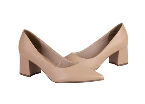 Tacones para mujer en Cuero color MARRON, referencia ZC95