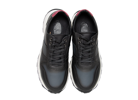 Tenis para hombre en Cuero color NEGRO, referencia ZZ97