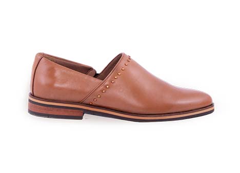 Mocasín para mujer en Cuero color CARAMELO, referencia P92FCRCM