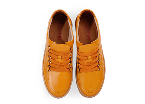 Zapato para mujer en Cuero color MIEL, referencia ZHD6