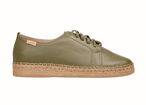 Tenis para mujer en Cuero color VERDE, referencia ZM09