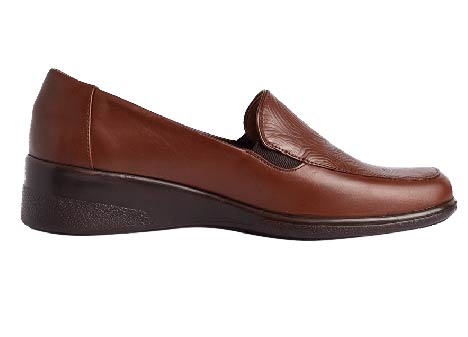 Mocasín para mujer en Cuero color CANELA, referencia CG2A