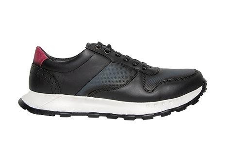 Tenis para hombre en Cuero color NEGRO, referencia ZZ97