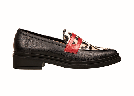 Mocasín para mujer en Cuero color NEGRO, referencia Z624