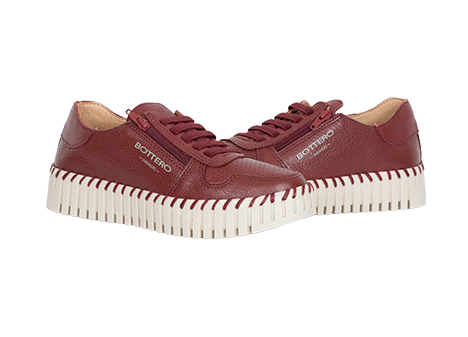 Tenis para mujer en Cuero color VINOTINTO, referencia ZCA7
