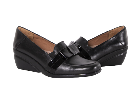 Mocasín para mujer en Cuero color NEGRO, referencia VT9H