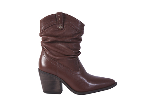 Bota para mujer en Cuero color MARRON, referencia ZTC5