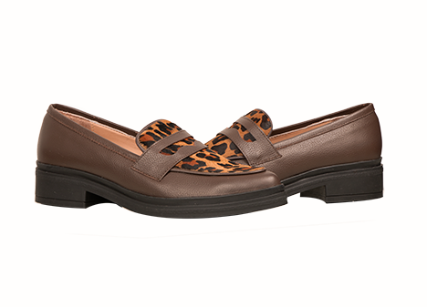 Mocasín para mujer en Cuero color TABACO, referencia Z624
