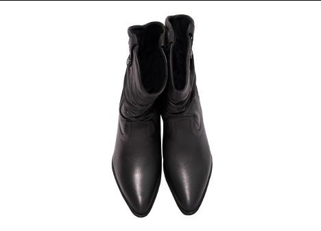 Bota para mujer en Cuero color NEGRO, referencia ZTC5