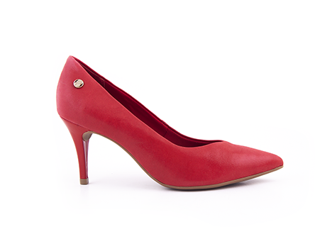 Tacones para mujer en Cuero color ROJO, referencia ZC03LINE