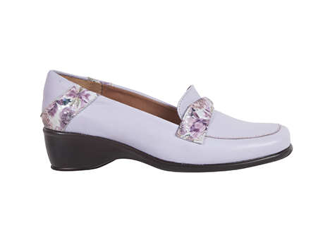 Mocasín para mujer en Cuero color LILA, referencia RS1Y