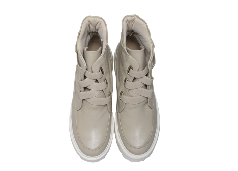 Bota para mujer en Cuero color BEIGE, referencia ZD0G