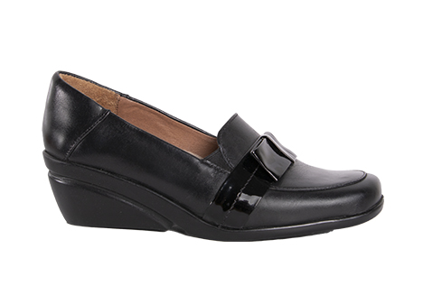 Mocasín para mujer en Cuero color NEGRO, referencia VT9H
