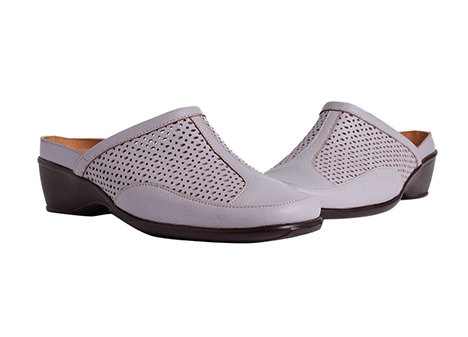Zueco para mujer en Cuero color LILA, referencia RS8N
