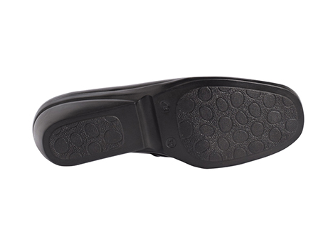 Mocasín para mujer en Cuero color NEGRO, referencia VT9H