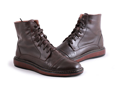 Bota para hombre en Cuero color MARRON, referencia 2E69