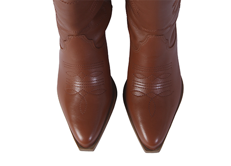 Bota para mujer en Cuero color CO?AC, referencia ZCT1