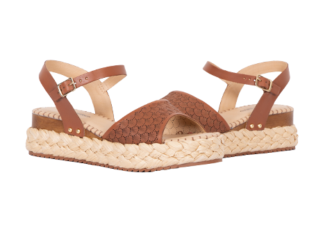 Sandalia para mujer en Cuero color CO?AC, referencia ZCS4