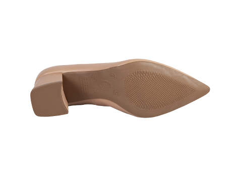 Tacones para mujer en Cuero color MARRON, referencia ZC95