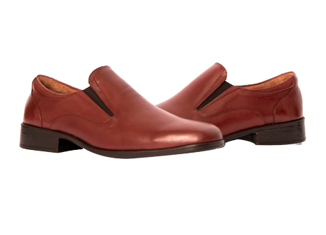 Mocasín para hombre en Cuero color VINOTINTO, referencia 5H14