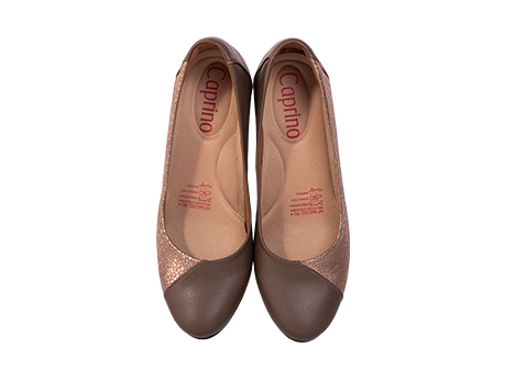 Tacones para mujer en Cuero color TAUPE, referencia Q511