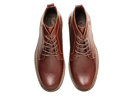 Botín para hombre en Cuero color CO?AC, referencia ZG86