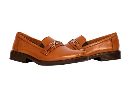 Mocasín para mujer en Cuero color CARAMELO, referencia 3B96MICM