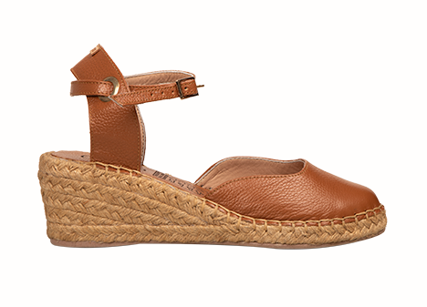 Tacones para mujer en Cuero color MIEL, referencia ZM16