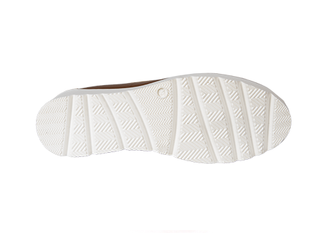Mocasín para mujer en Cuero color MIEL, referencia ZS40