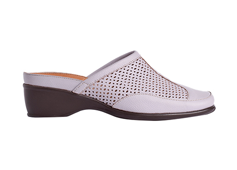 Zueco para mujer en Cuero color LILA, referencia RS8N