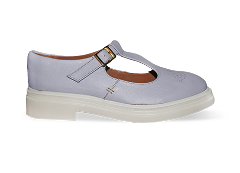 Mocasín para mujer en Cuero color LILA, referencia DM1C