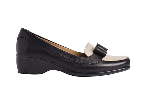 Mocasín para mujer en Cuero color NEGROxOXIDO, referencia RS6N