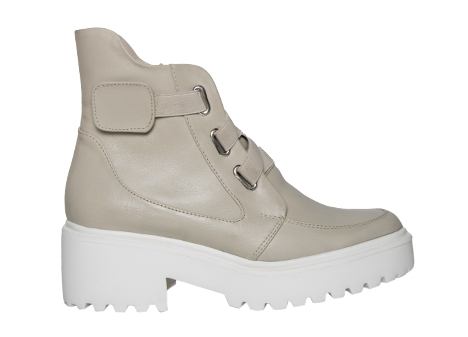 Bota para mujer en Cuero color BEIGE, referencia ZD0G