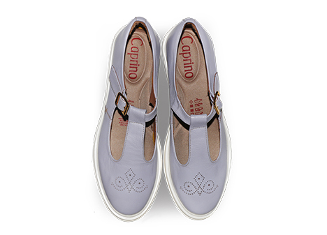 Mocasín para mujer en Cuero color LILA, referencia DM1C