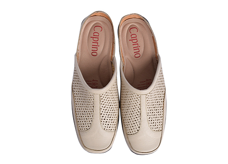 Zueco para mujer en Cuero color BEIGE, referencia RS8N