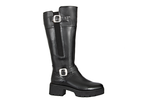 Bota para mujer en Cuero color NEGRO, referencia FR8PMINE