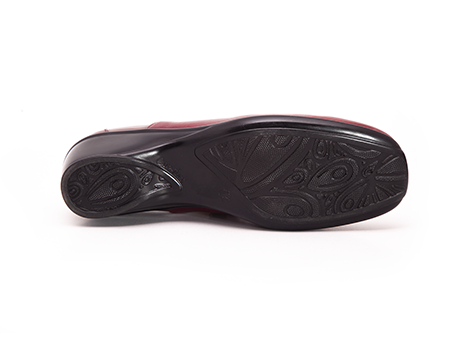 Zapato para mujer color VINOTINTO, referencia RS6LRRCN