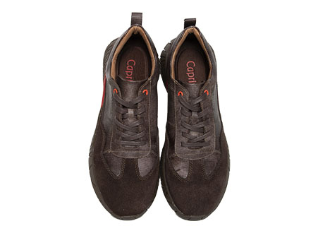 Tenis para hombre en Cuero color CAFE, referencia ZV87