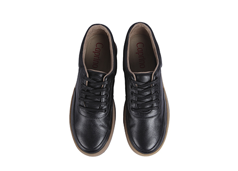 Tenis para hombre en Cuero color NEGRO, referencia ZHD8