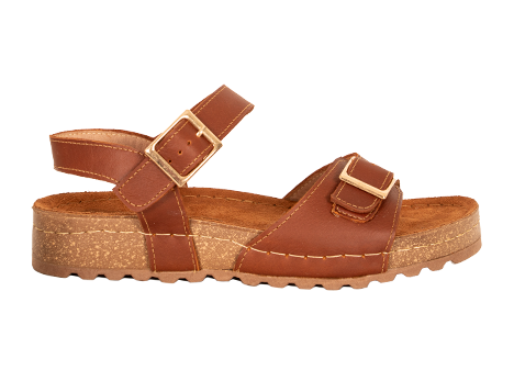 Sandalia para mujer en Cuero color CO?AC, referencia ZP01