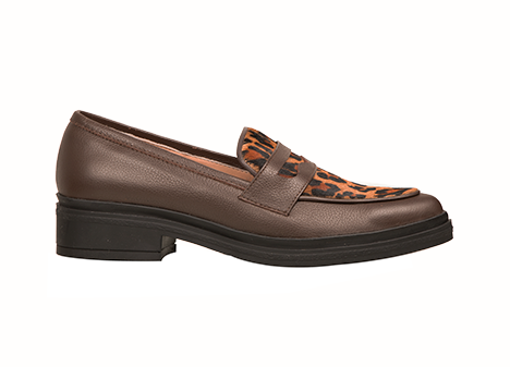 Mocasín para mujer en Cuero color TABACO, referencia Z624