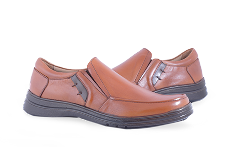 Zapato para hombre en Cuero color MIEL, referencia 6F97