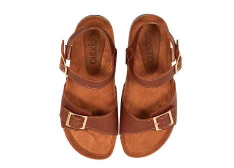 Sandalia para mujer en Cuero color CO?AC, referencia ZP01