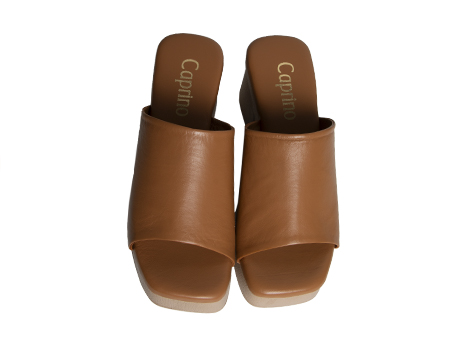 Sandalia para mujer color MIEL, referencia ZN09