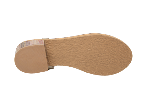 Sandalia para mujer en Cuero color AZUL, referencia ZR32
