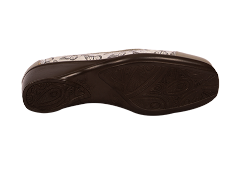 Baleta para mujer en Cuero color GRIS, referencia RS0N