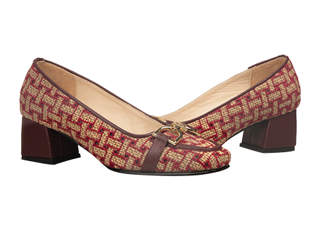 Tacones para mujer en Cuero color VINOTINTO, referencia ZO9E