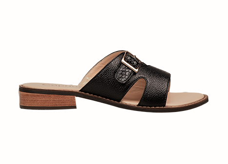 Sandalia para mujer en Cuero color NEGRO, referencia ZG08