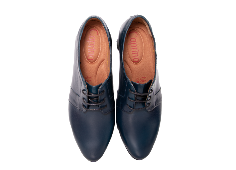 Zapato para mujer en Cuero color AZUL, referencia K15C