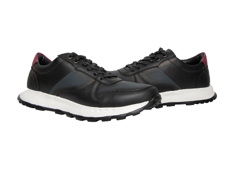 Tenis para hombre en Cuero color NEGRO, referencia ZZ97